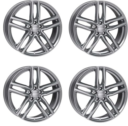 4x Alutec Felgen Ikenu 6.5Jx16 ET50 5x114,3 metal-grey kompatibel mit TOYOTA Auris C-HR Yaris