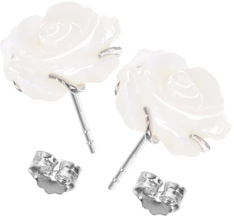 WOFASHPURET 1paio Orecchini Perno Forma Di Rosa Eleganti e Leggeri Per Ogni Occasione Accessori Moda Per Donne