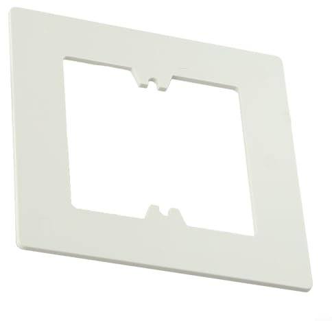 1 cubierta de marco envolvente de interruptor tipo 86, protector de pared decorativo para panel de interruptores o enchufe eléctrico (blanco-tipo 1)