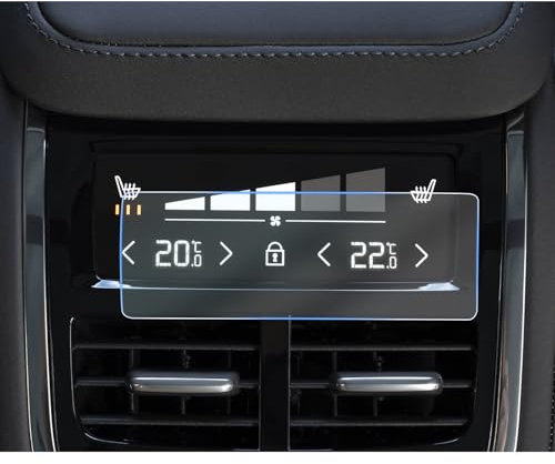 CDEFG [2 Stück Kompatibel mit Volvo XC90 2025 2026 Facelift Hybrid Recharge Klimaanlage Schutzfolie 6H Kratzfest 11,2 Zoll GPS Nano Displayschutzfolie Anti-Kratzen Navi Folie XC90 2025 Zubehör