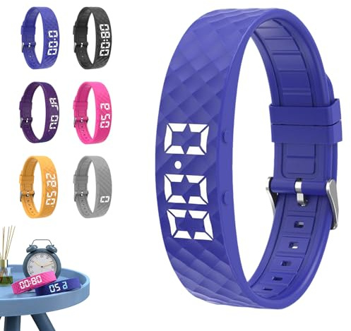 Mtjbfv vespire wecker,Vespire Pro Sleep Vibrations-Wecker,Modisch Vibrationswecker Armbanduhren 2025 Neu, Verbessert Deine Tagesenergie,Ideal Für Partner Und Tiefschläfer-B