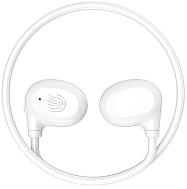 Generisch Bone Conducting Headphones, Open Ear Wireless Earbuds, Sweatproof Sport Headphones Lightweight Design, Audio Glasses Compatible, Running Earbuds with Secure Fit, Fitness for Cycling Hiking