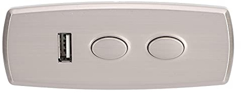 Alomejor Elektrischer Kippschalter-Controller, langlebig, einfach zu installieren, USB-Ladung für den Heimgebrauch