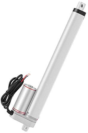 Dpofirs Attuatore Lineare di Movimento DC 24V, Motore Attuatore Elettrico a Linea Retta 200mm Lunghezza Corsa Standard 750N Spinta/Trazione Massima per Divano Elettrico di Sollevamento