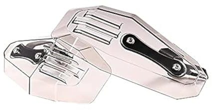APEBAZY Motorrad Handschutz Universal Handschützer Motocross Handprotektoren Lenker Handschützer für Dirt Bike, Motorrad, MX Racing, ATV Grau