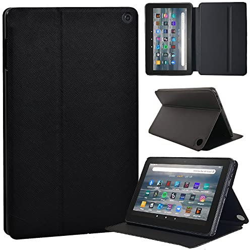 Amazon Fire 7 tablet Fabric Cover | Only compatible with 12th generation tablet (2022 release) (black)
