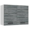 Belini Hängeschrank Küche, Küchenschränke SG. Breite 80 cm. Oberschrank mit 2 Türen, Küchenhängeschränke, Wandschrank Hängend, Glamour Wood