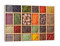 DEQORI Küchenrückwand Glas | Motiv Gefülltes Gewürzregal | 60x40 cm | Bad- oder Herd-Rückwand | Herdblende Spritzschutz für Küche & Badezimmer | Moderne Deko für Fliesenspiegel