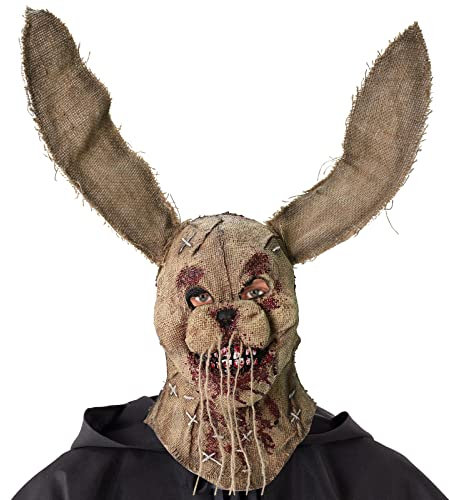 Yearsahrk Horror Hase Maske Halloween Bunny Kaninchen Maske Scary Maske Karneval Halloween Kostüm Cosplay Latex Requisiten