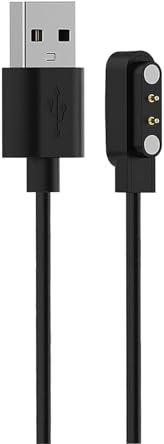 Chargeur Compatible avec Yam SW022 Ticwatch GTX/CXB01/Haylou RT LS05S Câble de Charge USB Magnétique 3.3ft 100cm, Accessoires pour Montre Intelligente