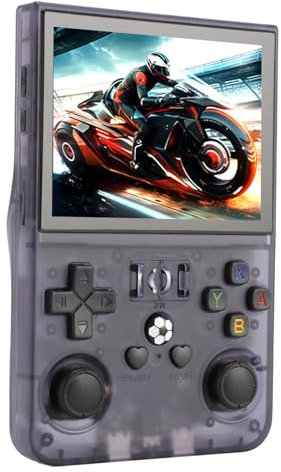 Console per Videogiochi Portatile R36 Pro retrò, Console per Videogiochi con Custodia Portatile, Schermo IPS da 4000 MAh da 3,5 Pollici 640 * 480, Scheda Singola da Gioco 18000+