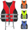 ZF YLYH Schwimmweste Erwachsene Unisex Auftriebsweste Tragbare Schwimmhilfe, Sommer Wassersport Rettungsweste mit Pfeife Sicherheitsjacke für Sup, Kajak, Angeln(Red,XL)