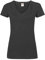 Fruit of the Loom Women's V-Neck Valueweight T-Shirt, Black, 12 (Manufacturer Size:Medium)