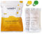 wisedry 50 Gramos[4 Paquetes] Gel De Sílice bolsitas Desecante Reutilizable con Microondas Reactivado rápido En 2mins & Naranja a Verde Que Indicador de Absorción de Humedad Deshumidificador de Grado