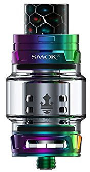 Original Smok TFV12 Prince Tank 8ml Capacity mit TFV12 Prince Coils ohne Nikotin inklusive SHURUN Aufbewahrungstasche (Regenbogen)