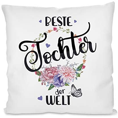 Kissen mit Motiv Modell: Beste Tochter der Welt