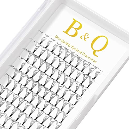 Fertig Fächer Wimpernverlängerung 6D-D-0.07-12 Wimperfächer Auffächern Weich Wimpern 4D 6D 7D Volumentechnik Künstliche Wimpern Stärke 0.07/0.10mm Kurz Stiel Wimpernverlängerung (6D-D-0.07,12 mm)
