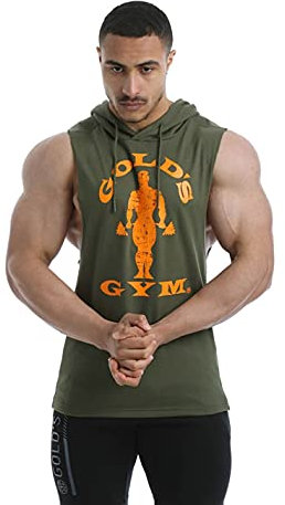 Golds Gym Herren Ggswt143 Kapuzenpullover, Army, Large