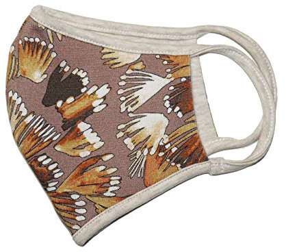 Weri Spezials Gesichtsmaske Mundmaske Maske, Bandana,Multifunktionstuch, Staubmaske - Mund-,Atem-,Staub-,Luft-,Gesichttuch,Mund-und Nase- Maske. Für Wandern Sport und Freizeit (M, Natural)