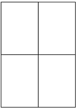 BT-Label 80 Etiketten (Format 105 x 148 mm) auf 20 DIN A4 Blatt Folienetiketten Wetterfest weiß (4 pro A4 Blatt) selbstklebend bedruckbar mit Laserdrucker