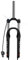 TOMYEUS Fourche télécommandée VTT 26 Pouces, Alliage d'aluminium 1-1/8 Hydraulique Amortisseur Fourche à Suspension Voyage 120mm (Couleur : Black, Size : 26 inch)
