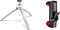 Manfrotto Pixi EVO - Mini trípode, Blanco + MCLAMP Attacco per Smartphone, Grigio