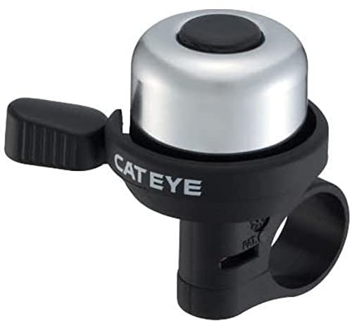 CatEye PB-100AL Windglocke Silber: klarer Klang, leicht, schlankes silbernes Design
