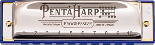 HOHNER Pentaharp Mundharmonika, A-Moll-Dur, Edelstahl (M21BX-AM)