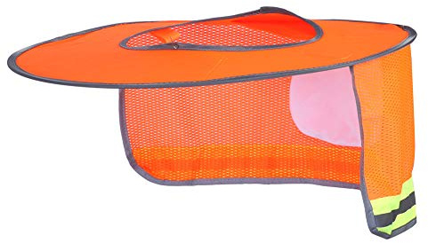 Shipenophy Pantalla para Casco, Visera de Casco Duro para protección del Cuello Parasol Plegable para Casco de Casco Bloquea la Luz Solar Luz de Protección Duradera para Casco de Seguridad con una