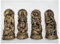 mozhixue Norse Gods Statue Norse Odin Loki Freyja Thor Statue Scandinavian Pantheon Ornaments Resin Viking Mythology Figurines Table Decorative Gift (Norse Gods)