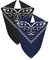 Van Der Rich ® - Set 2 Bandanas aus 100% Baumwolle Halstuch für Herren Damen (Schwarz-Marine, One Size)