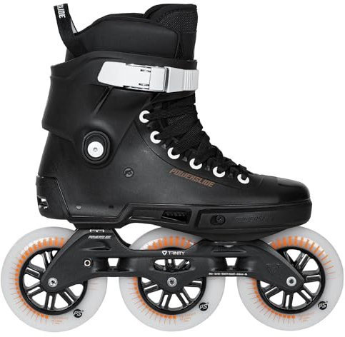 Powerslide Inline Skate Next SL Black 110, für Urban ud Fitness, für Damen und Herren