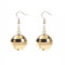 Discokugel Ohrringe,Silber 70er Disco Ball Earrings Thema Party Diskokugel Ohrringe Mädchen Schmuck Accessoires Outfit Damen Discokugel Accessoires Discokugel kostüm-ostergeschenke,osterdeko (Gold)