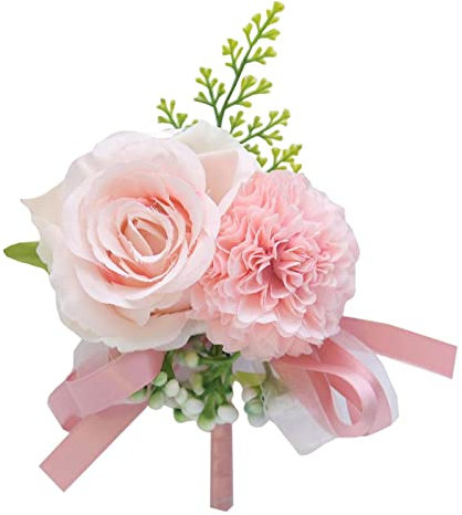 cypreason Boutonniere Hochzeit Gästeanstecker Hochzeit Zubehör Künstliche Ansteckblume Bräutigam Hochzeitsanstecker Blumen Anstecker, Hochzeit Blumen Anstecker