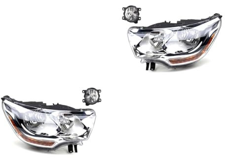 Johns, Scheinwerfer Satz Halogen passend für Citroen C4 11/09-12/14 H7 H1 L+R + Nebels.