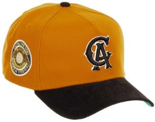 New Era California Angels MLB All-Star Game 1967 Stadium Sidepatch Orange Black Cord 9Forty A-Frame Snapback Cap - One-Size