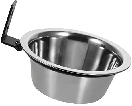 Angoily Wandmontage Erhöhter Futternapf Für Hunde Aus Edelstahl Mit Futteraufbewahrung Zum Einfachen Installieren Und Reinigen Für Haustierernährung