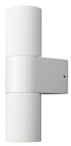 Konstsmide Wandleuchte Temi | weiß | Outdoor | Lichtkegel oben/unten | 6,5 x 11,5 x 23,5 cm | 7667-250