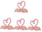 TOPBATHY 4 Stück Flamingo-kühlschrankmagnet Küche Tafelmagnete Bildmagnete Lustige Magnete Whiteboard-Magnete Magnetische Reißzwecke Magnete Für Kühlschrank Kunstharz Rosa Geschenk Hochzeit