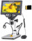 Koolertron 7'' Digital USB Microscope, Digital Microscope with 32g Tf Card, 1200x Magnification,12 Million Pixels 1080p Handheld Camera Video Recorder,Pc Viewing,Rechargeable Battery,Auxiliary Light