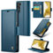 Rerzoiro Coque pour Samsung Galaxy S22 Plus, Étui Housse en RFID Protection Premium PU Cuir Portefeuille Rabat Case Magnétique Stand Antichoc, Étui Case pour Samsung Galaxy S22 Plus, Bleu