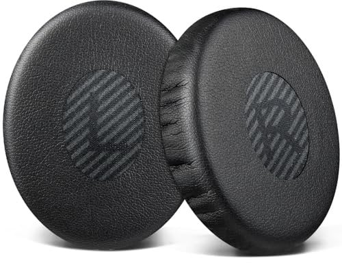 SOULWIT Cuscinetti Auricolari di Ricambio per Bose On-Ear 2 (OE2 e OE2i)/ SoundTrue On-Ear (OE)/ SoundLink On-Ear (OE) Cuffie, Cuscinetti Auricolari con Schiuma di Isolamento - Nero Completo