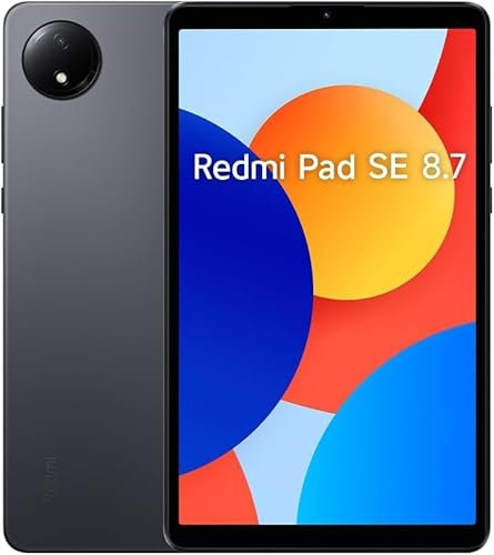 Xiaomi Redmi Pad SE 8.7 4+128GB Graphite Gray with ring holder,MediaTek Helio G85 Processor,Up to 2TB expandable storage,8.7 eye-care display,90Hz smooth refresh rate,(UK Version+2year warranty)