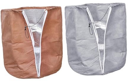 MagiDeal 2 Pezzi Coprivaso per Piante, Coprivaso per Piante, Tessuto Non Tessuto, Coprivaso antigelo