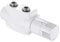 PESENXAN Multiblock Set für Heizkörper Anschlussarmatur mit Thermostat, Hahnblock Heizkörper Ventil Eck- und Durchgangsform 50mm, Heizkörperventil für Badheizkörper Heizungszubehör (G1/2)