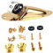 GREENADSCAPE High Strength Metal Guitar Strap Buckles Easy Install Guitar String Retainers Jack Socket Plate Accessories Locks Bass Nail