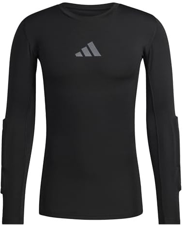 adidas Herren Padded Goalkeeper Baselayer Longsleeve Shirt, Black, S