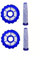 Accessori for aspirapolvere verticale multipiano con filtro HEPA pre-post. Compatibile con Dyson DC40 DC42 n. DY-922676-01 n. DY-923587-02.(4pcs)