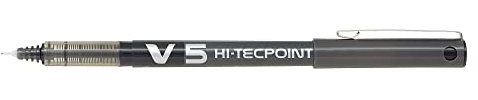 Pack Pilot V5 Liquid Ink Rollerball 0.5 mm Tip - Black 2 pens