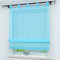 Joyswahl Raffrollo Voile Raffgardinen mit Schlaufen Sophia Schlaufenrollo BxH 140x140cm Blau 1er Pack